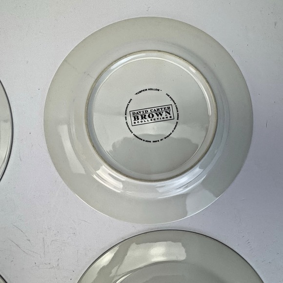 Pottery Barn Martini Appetizer Salad Dessert Plates Set Of 4 Cocktail Party - Picture 10 of 11